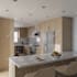 create modern 3d kitchen renderings for homes and apartments