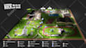 design a isometric 3d event map or illustrated maps