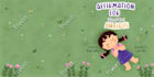illustrate children book with warm and bright illustration
