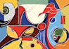 create custom abstract wall art for your home or brand