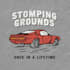 create a illustration outdoor vintage handdrawn for tshirt