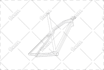 make technical line drawing,  blueprint, 2d vector art, patent drawing