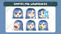 create custom chibi twitch emotes for you