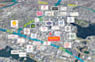 design and redesign retail trade aerial map for offering memorandum brochure