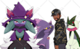 draw you or your oc in pokemon style
