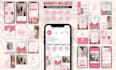 design custom instagram posts, stories and branding kit in canva