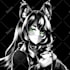 draw custom black and white anime icon or profile picture