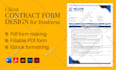 make fillable form, editable PDF, fillable pdf form, interactive fillable form
