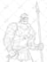 draw illustration of dark fantasy, manga, dnd, medieval art
