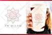 design custom watercolor mandala logo