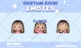 draw cute chibi for twitch emotes