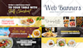 design outstanding facebook banner, youtube creative banner
