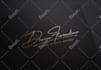design luxury signature and handwritten business logo