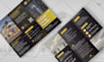 design a clean trifold, bifold brochure, flyer using canva