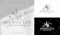 design luxury elegant monogram initial letters logo for real estate, clothing