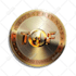 design realistic gold coin with your logo