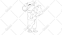 draw 2d cartoon character design