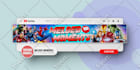 design professional custom, gaming youtube banner