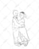 design digital sketch and line art illustration