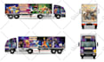 create professional box trailer, long trailer, gaming trailer wrap design
