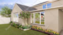 design landscape, terrace, backyard, pool, and patio