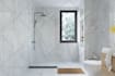 do impressive 3d bathroom interior design, walk in closet, 2d autocad drawing