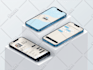 design modern mobile app UI UX in figma