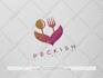 design food logo with express delivery