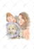 make sketch art illustration for gift