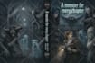 design a terrifying horror book cover illustration