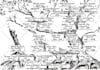 draw magic book illustrations in black and white