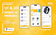 create mobile app ui ux design or web app ui ux design, ai chatbot design