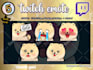 draw chibi twitch emotes, vtuber emotes, discord, animated, hand drawn no ai