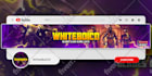create a mind blowing gaming banner and profile picture