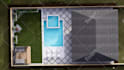 do realistic landscape, backyard, garden, pool, patio design