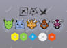 craft unique 2d game art props, icons, items, objects