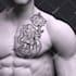 create celtic, nordic, viking, runes tattoo vector stencil design