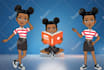 make your cartoonist avatar with different postures