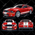 draw cool car vector illustration for your t shirt