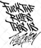 create a logo design in the dope style of graffiti
