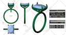 do 3d cad model jewelry design