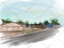 draw perspectives, conceptual sketches, and landscape drawings