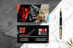 design elegant, minimalist business card with qr code