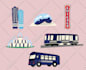 create minimalist and cute illustrations in vector