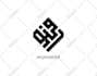 design arabic kufic calligraphy logo for your brand