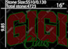 rhinestone design and template