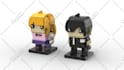 make custom bheadz model using lego bricks