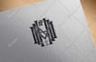 do minimalist luxury monogram and initial letter logo design