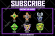 make twitch sub badges, kick badges, and discord badges