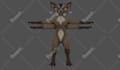 create detailed 3d character for animation and games